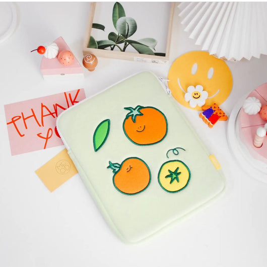 Funda de Tablet con Diseño Bordado de Tomate y Libreta Integrada - Image 13