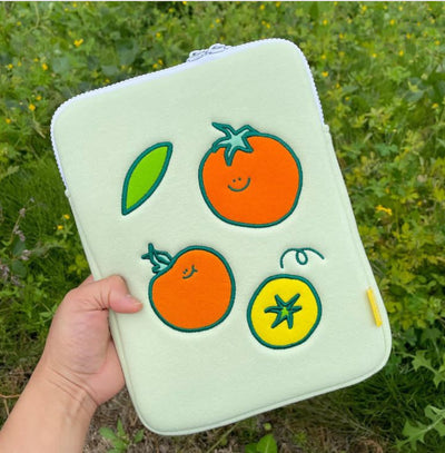 Funda de Tablet con Diseño Bordado de Tomate y Libreta Integrada - Image 19