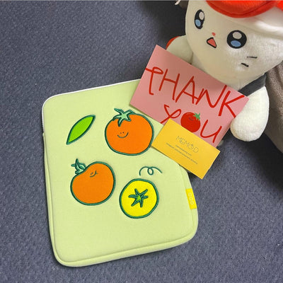 Funda de Tablet con Diseño Bordado de Tomate y Libreta Integrada - Image 28