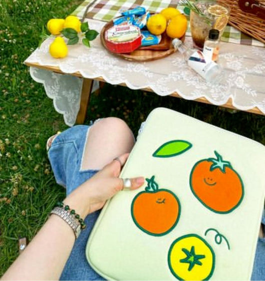 Funda de Tablet con Diseño Bordado de Tomate y Libreta Integrada - Image 32