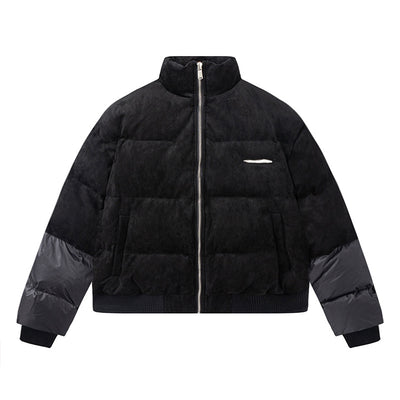 Chaqueta de Algodón Cálido con Costuras de Gamuza Unisex - Image 8