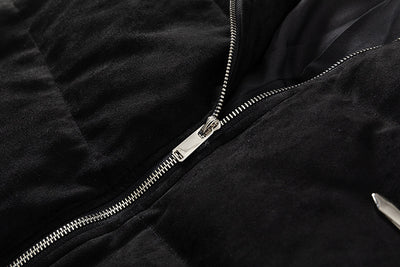 Chaqueta de Algodón Cálido con Costuras de Gamuza Unisex - Image 10
