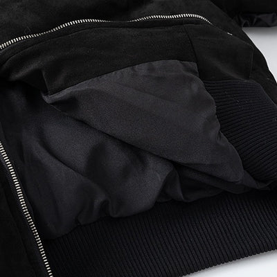 Chaqueta de Algodón Cálido con Costuras de Gamuza Unisex - Image 11