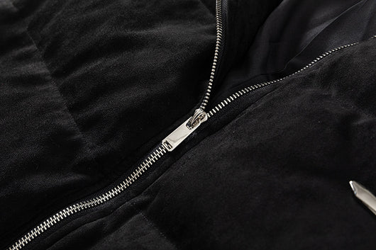 Chaqueta de Algodón Cálido con Costuras de Gamuza Unisex - Image 18