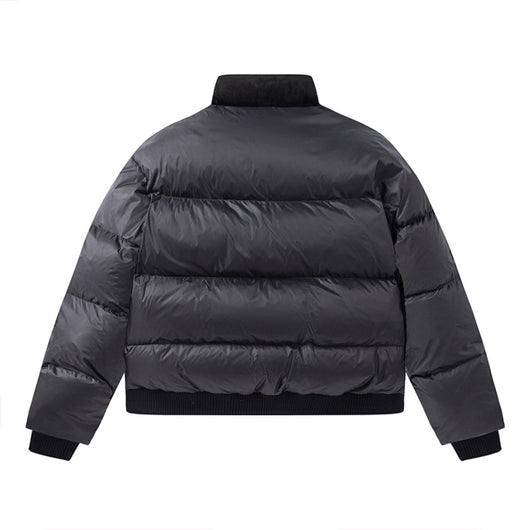 Chaqueta de Algodón Cálido con Costuras de Gamuza Unisex - Image 22