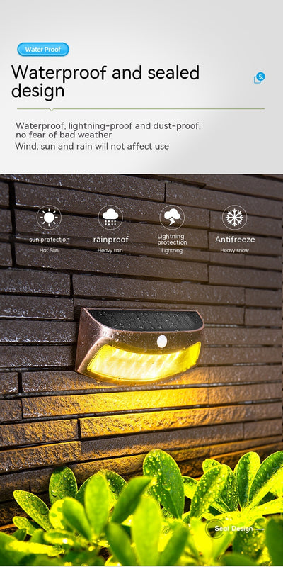 Lámpara Solar Retro para Jardín y Patio - Iluminación Decorativa de Pared - Image 7