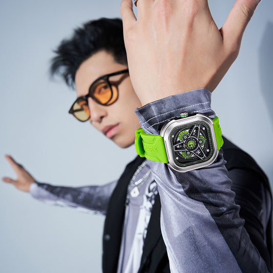 Reloj de Cuarzo Multifuncional Impermeable con Esfera Luminosa Personalizable para Hombre - Image 2