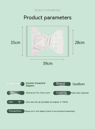 Pañal de Tela Impermeable Reutilizable para Bebé - Image 45