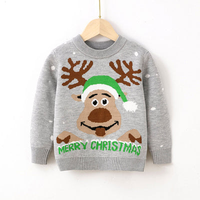 Suéter Navideño Infantil con Diseño de Reno - Pullover Acogedor para Niños y Niñas - Image 14