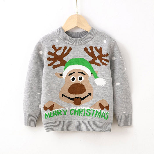 Suéter Navideño Infantil con Diseño de Reno - Pullover Acogedor para Niños y Niñas - Image 14