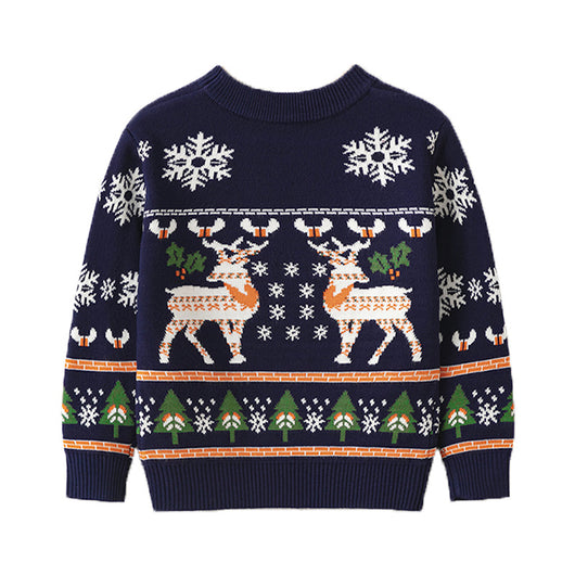 Suéter Navideño Infantil con Diseño de Reno - Pullover Acogedor para Niños y Niñas - Image 15