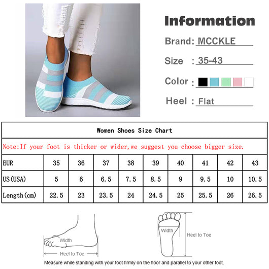 Zapatillas Deportivas Mujer Tejidas - Cómodas y Elegantes con Suela Vulcanizada - Image 8