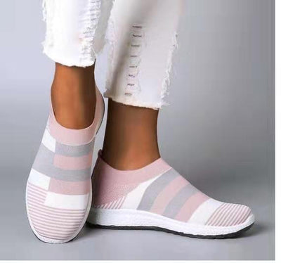 Zapatillas Deportivas Mujer Tejidas - Cómodas y Elegantes con Suela Vulcanizada - Image 12