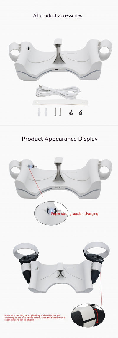 Kit de Accesorios Multifuncional para Oculus Quest 2 con Soporte de Pared y Carga Rápida - Image 13
