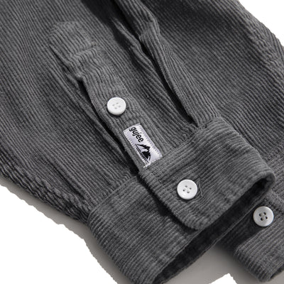 Camisa Suelta de Pana Lisa para Hombre - Estilo Casual Versátil - Image 17