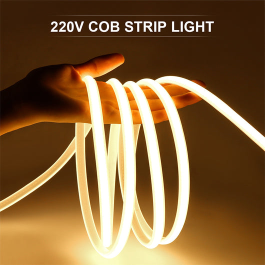 Cinta LED COB 220V Exterior Resistente al Agua para Decoración - Image 22