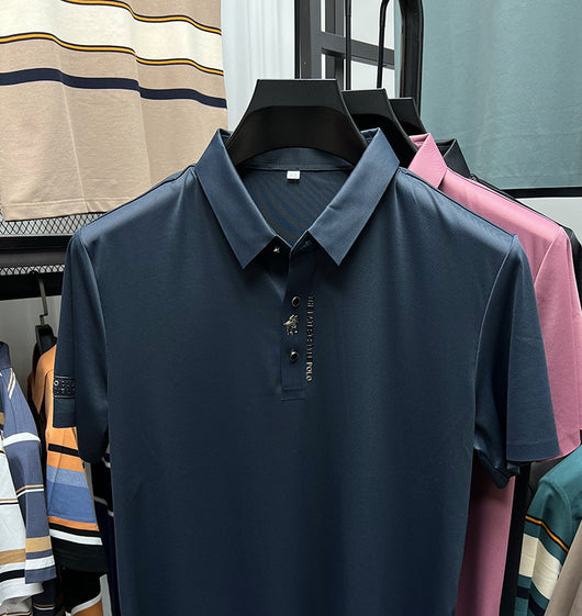 Polo Ejecutivo Seamless Ice Silk Cuello Solapa Manga Corta - Image 28