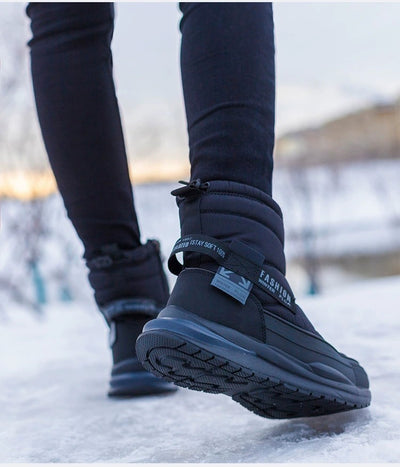 Zapatos Casuales para Hombre de Algodón Impermeables con Forro de Lana Invernal - Image 33