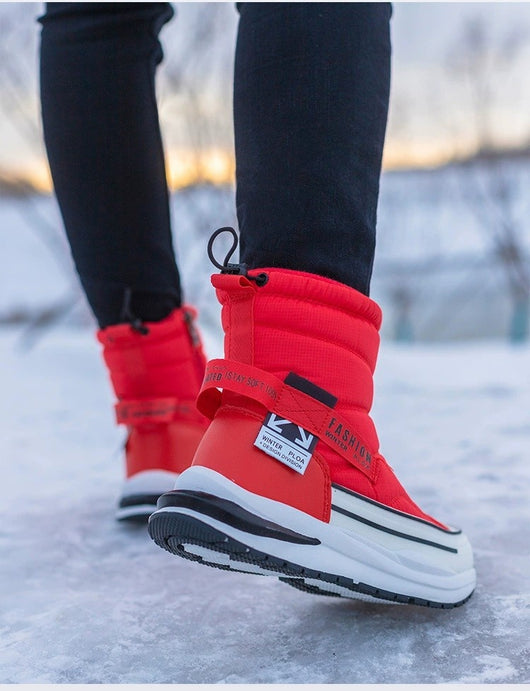 Zapatos Casuales para Hombre de Algodón Impermeables con Forro de Lana Invernal - Image 37