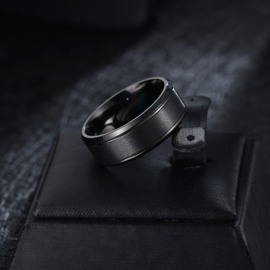 Anillos de Boda para Hombre 8MM en Plata, Oro y Negro - Image 15