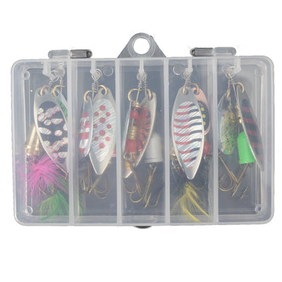 Set de 10 Señuelos con Lentejuelas Giratorias para Pesca - Image 10