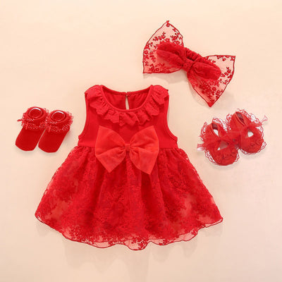 Vestido Elegante para Bebé de Un Año - Diseño Viral Tendencia - Image 9