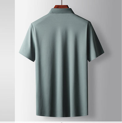 Camiseta Hombre Verano Micro Elástica Sin Costuras Manga Corta - Image 14