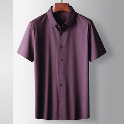 Camiseta Hombre Verano Micro Elástica Sin Costuras Manga Corta - Image 15