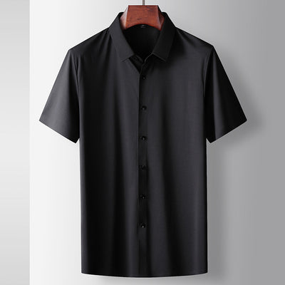 Camiseta Hombre Verano Micro Elástica Sin Costuras Manga Corta - Image 18