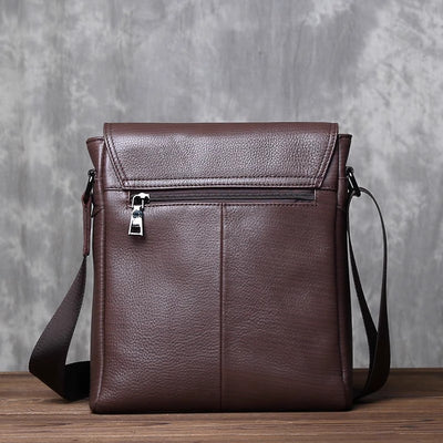 Mochila Ejecutiva de Cuero Genuino con Bolsa Crossbody Vertical de Alta Capacidad - Image 19