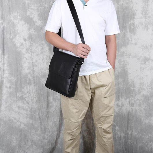 Mochila Ejecutiva de Cuero Genuino con Bolsa Crossbody Vertical de Alta Capacidad - Image 23
