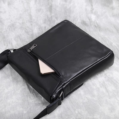 Mochila Ejecutiva de Cuero Genuino con Bolsa Crossbody Vertical de Alta Capacidad - Image 33
