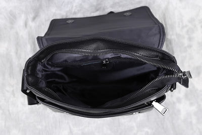 Mochila Ejecutiva de Cuero Genuino con Bolsa Crossbody Vertical de Alta Capacidad - Image 41