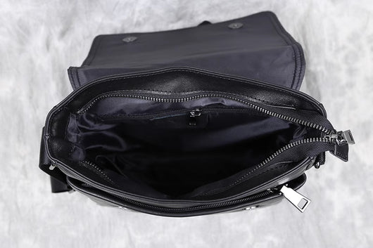 Mochila Ejecutiva de Cuero Genuino con Bolsa Crossbody Vertical de Alta Capacidad - Image 41