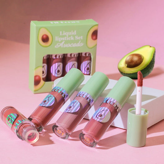Set de 4 Labiales Mate Aterciopelados a Prueba de Manchas con Sabores Frutales - Image 9