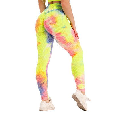 Pantalones de Chándal Tie-Dye Cintura Alta y Ajustados - Image 19