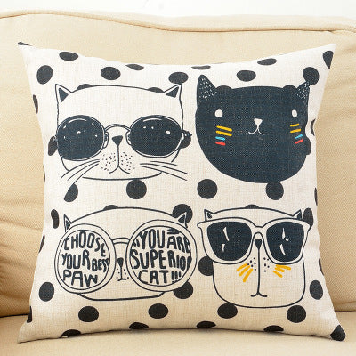 Almohada de Sofá Adorable con Diseño Cartoon
