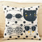 Almohada de Sofá Adorable con Diseño Cartoon