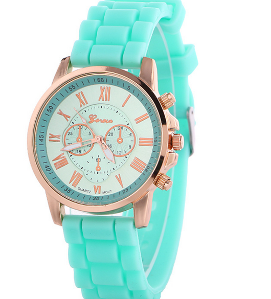 Reloj Geneva de Moda con Diamante para Estudiantes - Tres Ojos - Image 4