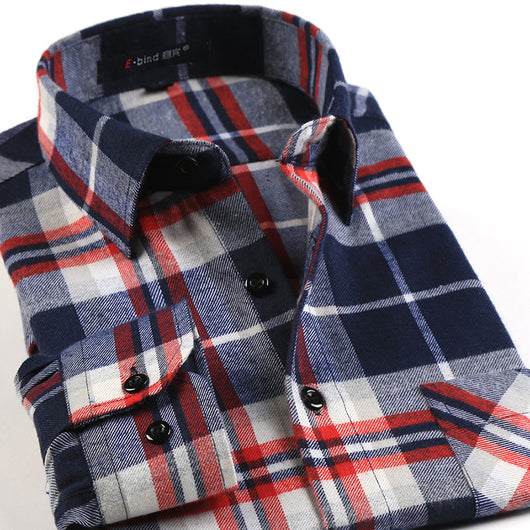 Camisa de Franela Casual para Hombre - Image 3