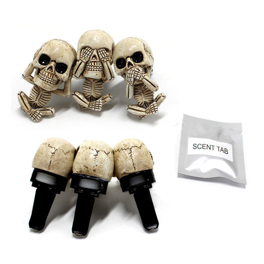 Adornos Calavera para Auto - Juego de 3 Piezas Decorativas para Salida de Aire - Image 14
