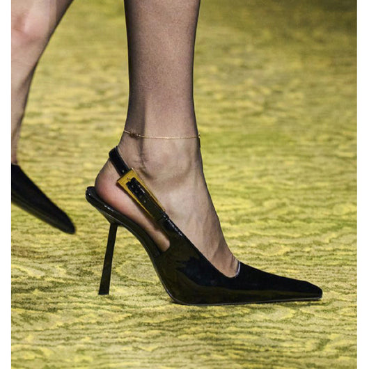 Sandalias Stiletto con Tira Trasera y Punta Afilada para Mujer - Image 11