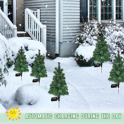 Árbol de Navidad Solar para Exterior - Lámpara Decorativa de Patio - Image 9