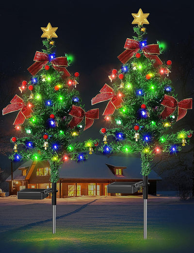 Árbol de Navidad Solar para Exterior - Lámpara Decorativa de Patio - Image 13