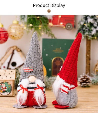 Muñeca Navideña sin Rostro con Gorro Puntiagudo - Decoración Festiva - Image 16