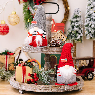 Muñeca Navideña sin Rostro con Gorro Puntiagudo - Decoración Festiva - Image 22