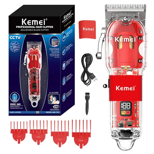 Cortapelo Eléctrico USB con Cabezal Transparente y Carga Rápida Ajustable - Image 10