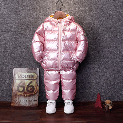 Conjunto de Algodón con Plumón para Niños