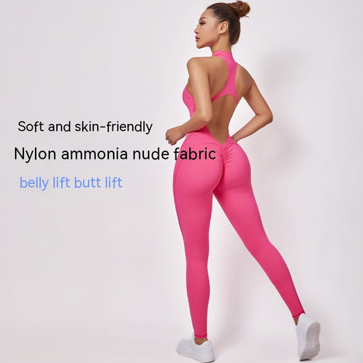 Jumpsuit de Yoga Aéreo con Cierre para Mujer - Image 16