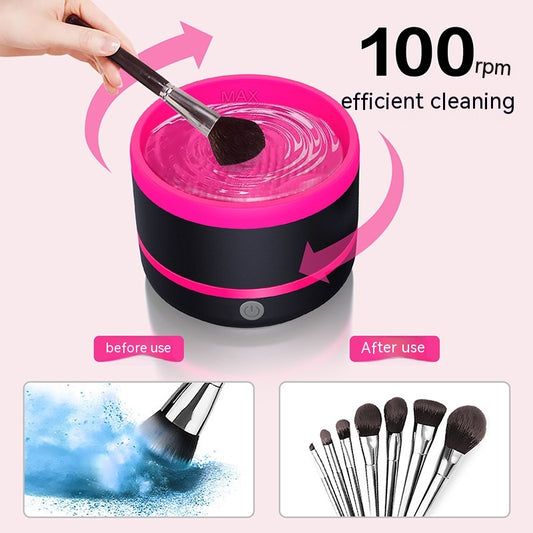 Limpiador Eléctrico de Brochas de Maquillaje con Carga USB-C